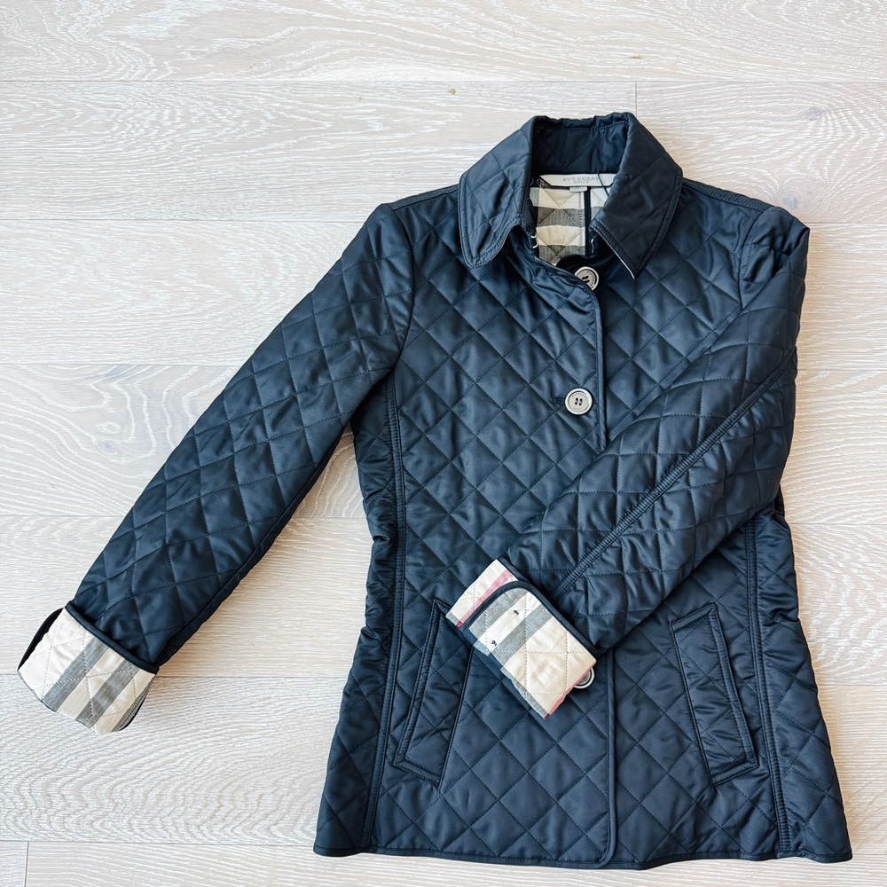 Burberry Quilted Jacket in Black